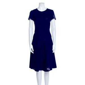 Caroline Herrera dress with lace - navy